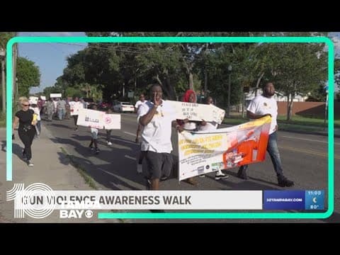 Families hold gun violence awareness walk in honor of lost loved ones