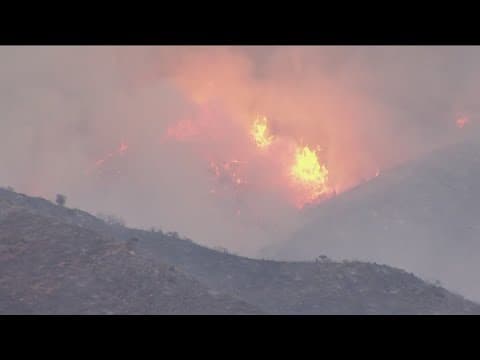 Evacuations ordered as fire crews battle brush fire in Pala | Henderson Fire