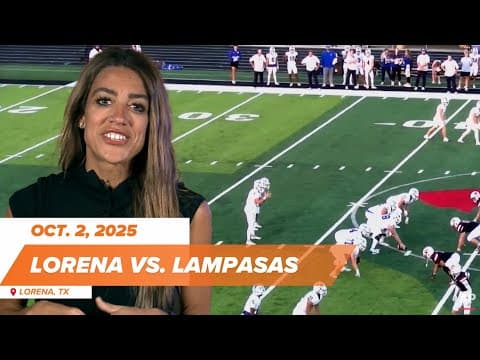Lorena Leopards vs. Lampasas Badgers highlights | October 2, 2025