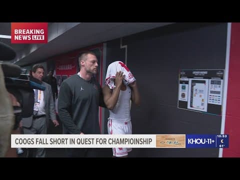 Houston lets lead slip away in national title game against Florida