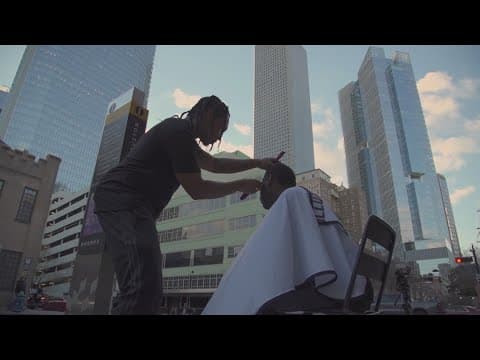 Houston barber spends two days a week cutting the hair of the homeless
