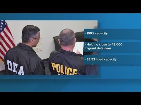 Migrant detention centers over capacity as Trump administration carries out mass deportations