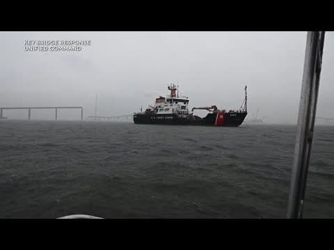 Crews open 2nd channel in aftermath of Key Bridge collapse