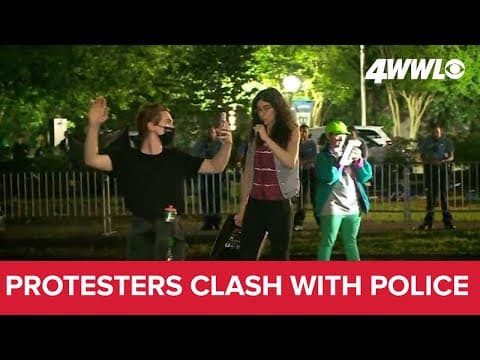 Police clash with Pro-Palestine protesters at Tulane