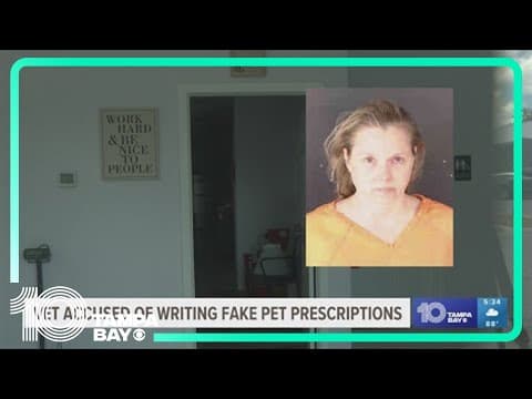 Police: Sarasota veterinarian filled prescriptions for patients, used them for herself