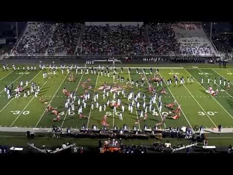 Duncanville High School Marching Band halftime performance (October 11, 2024)