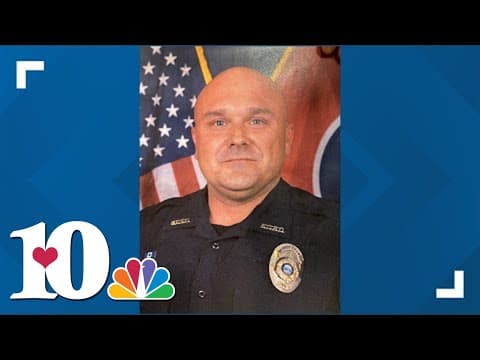 Fallen Blount Co. Deputy Greg McCowan is being escorted to the funeral home in Maryville