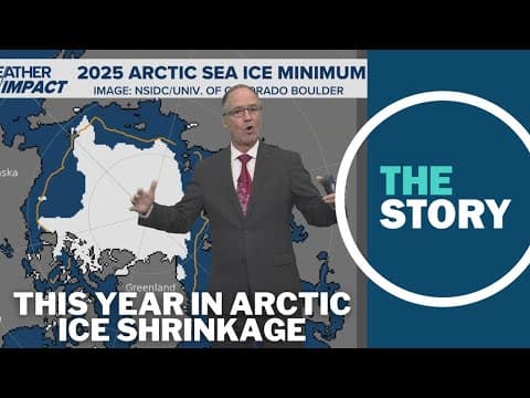 Arctic sea ice reached 10th smallest minimum in memory this year
