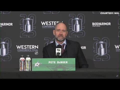Dallas Stars vs. Edmonton Oilers: Stars head coach Pete DeBoer speaks following 4-1 Game 4 loss