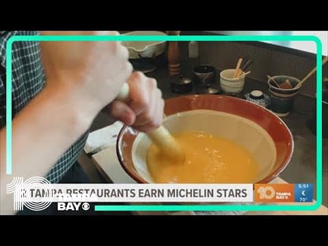 Two Tampa restaurants earn Michelin Stars