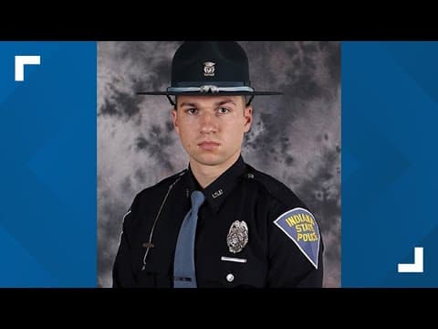 Indiana State Police trooper hit on I-65 by drunk driver returns to work after yearlong recovery