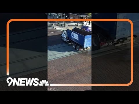 Light rail train slams into trash truck in Mesa, Arizona