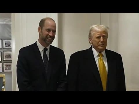 President-elect Trump meets Prince William in Paris (Dec. 7, 2024)