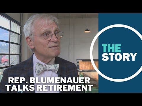 With no plans for reelection, US Rep. Blumenauer talks about Portland's future and his own