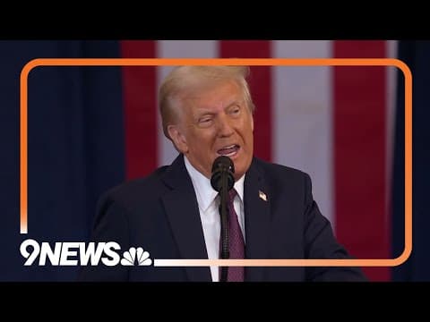 Taking the Panama Canal back: Donald Trump gives Inauguration address