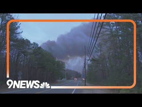 Thousands evacuated as blaze closes New Jersey highway