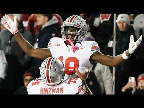 Ohio State lands at No. 1 spot in first College Football Playoff rankings