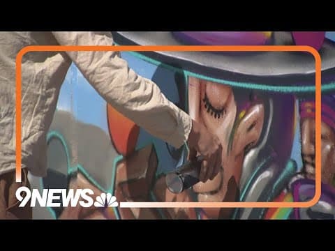 Artists decorate walls along the Cherry Creek Trail