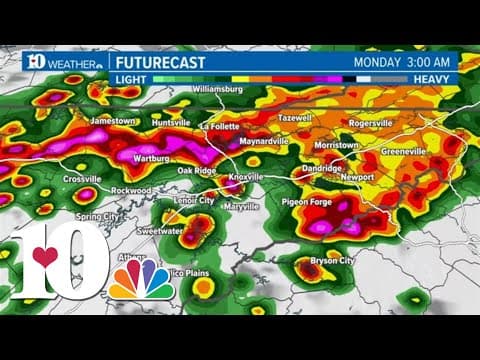 Tracking overnight severe weather risks in East Tennessee
