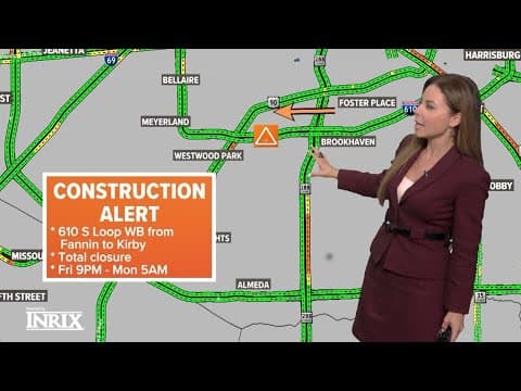 Weekend traffic: Construction and closures in Houston Feb. 14-16