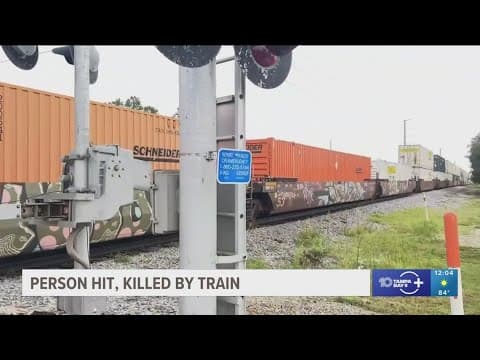 Deputies: Pedestrian killed by train in Polk County