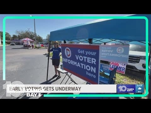Early voting begins in the Tampa Bay area
