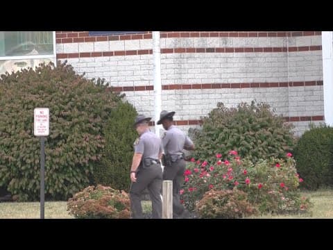 Students in Springfield arrive to schools with enhanced state police presence