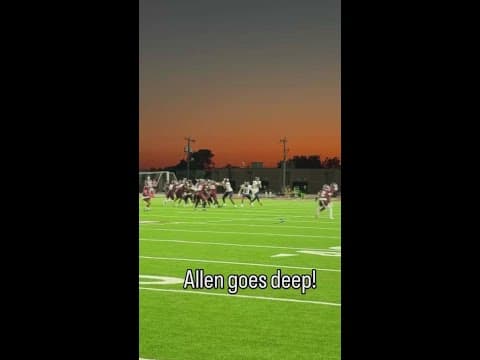 Allen Eagles complete 68-yard TD pass