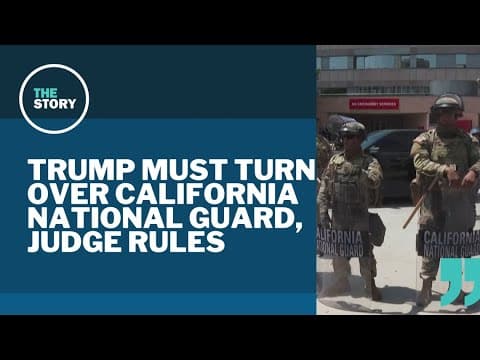 Judge finds President Trump illegally deployed California National Guard, must return control