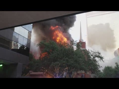 Cause of First Baptist Dallas church fire to remain undetermined, officials say
