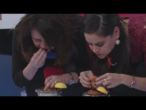 Kelly Greene's shrimp eating history