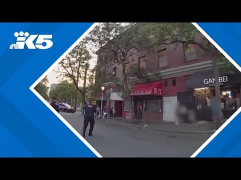 Bodycam footage shows arrest of young teens after they allegedly brandished guns at Seattle parade