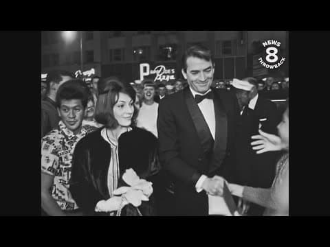 Gregory Peck at 'To Kill a Mockingbird' premiere in San Diego back in 1963