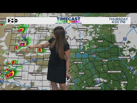 DFW Weather: Latest forecast and timeline as rain moves through parts of North Texas