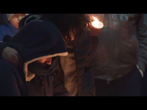 Vigil held for children hit, killed while walking to school