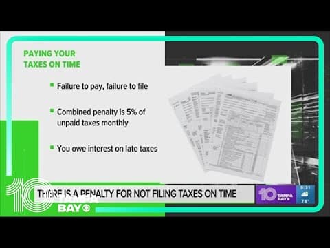 VERIFYING what happens if you don’t file or pay your taxes on time
