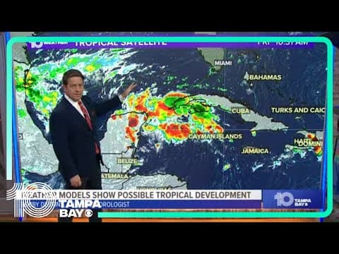 LIVE tropics update: Models show tropical system developing this weekend (4 p.m. Friday)