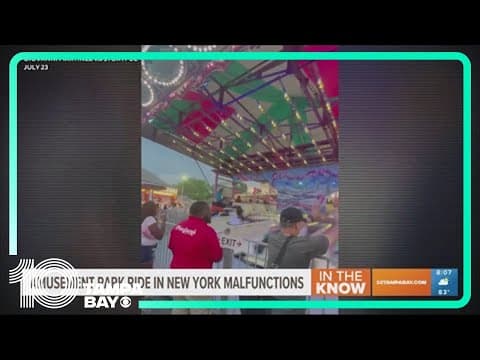 Amusement park ride in New York shuts down after malfunction