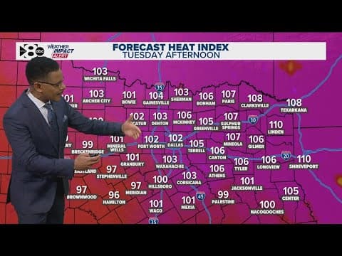 DFW Weather: Heat alerts remain in effect until Wednesday