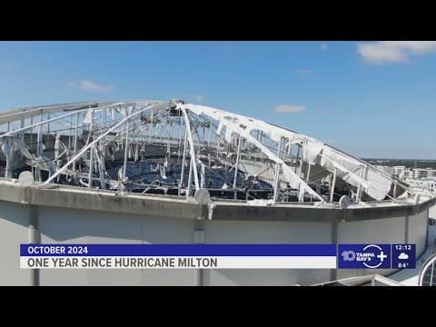 A look at damage from Hurricane Milton across Tampa Bay one year later