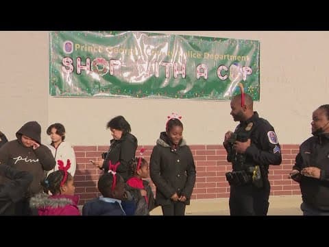 Shop With a Cop: Prince George's County Police help buy gifts for holiday season