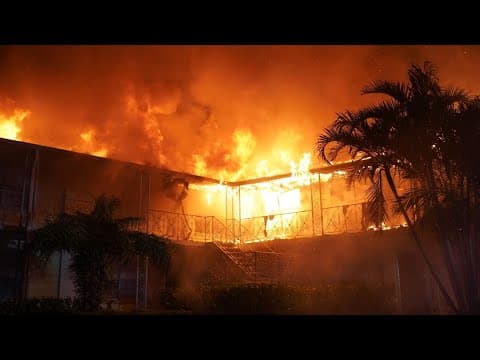 Apartment complex in Tampa goes up in flames, one person hospitalized