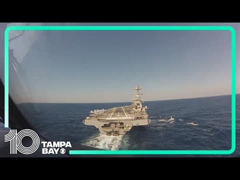 A look inside the US Navy's top aircraft carrier