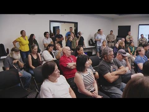 Lemon Grove residents rail against proposal for state funds for sleeping cabins for the homeless
