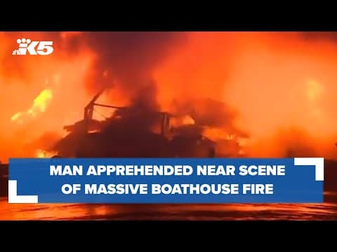 Dozens of boats destroyed by massive fire under Ship Canal Bridge