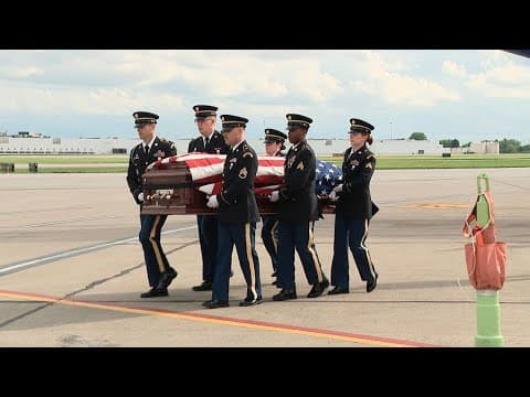 Remains of Ohio World War II airman return home after 81 years