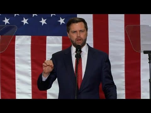 FULL SPEECH: JD Vance holds rally in Glendale, Arizona