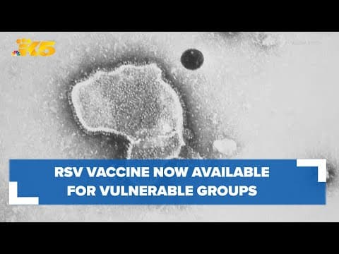 RSV vaccine now available for vulnerable groups: HealthLink
