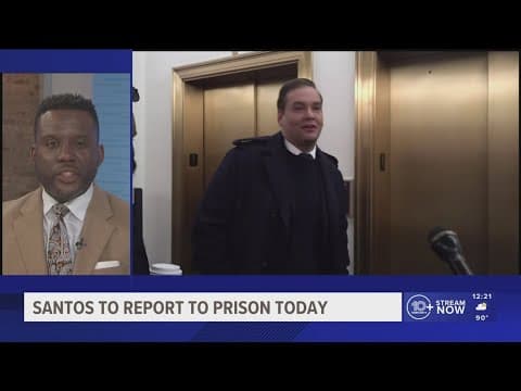 Disgraced former US Rep. George Santos to begin serving his 7-year fraud sentence