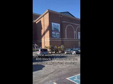 Crash reported near Indiana Historical Society in downtown Indianapolis